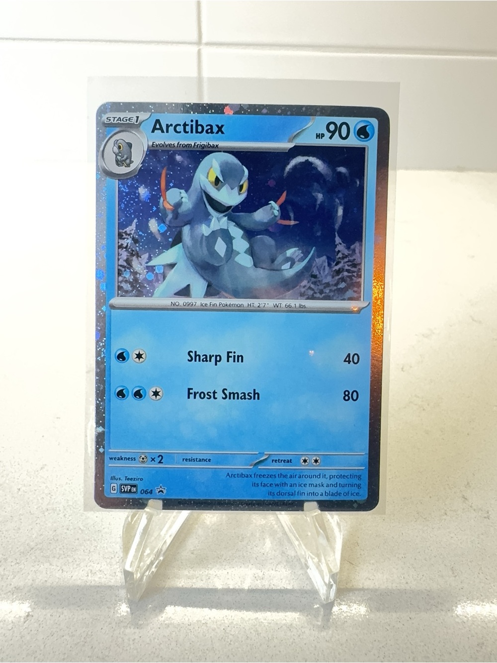 Pokemon TCG Card -  Arctibax [Cosmo Holo] #64 Pokemon Promo